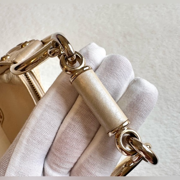 Francesco Biasia Half Moon Mini Bag in Gold horsebit - Picture 4 of 8